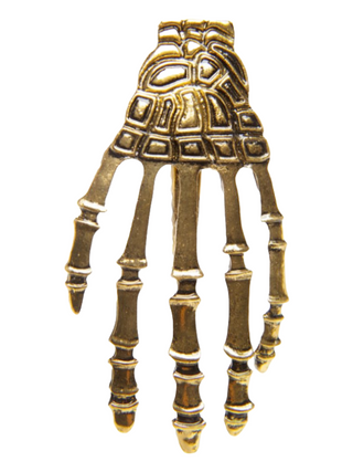 skeleton hand hair clip