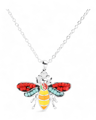 Embellished Honey Bee Necklace