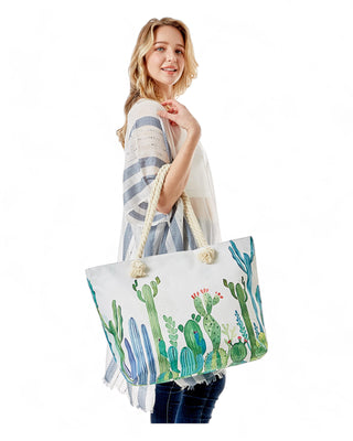 Cactus Beach Bag