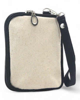 Vintage Canvas Wristlet
