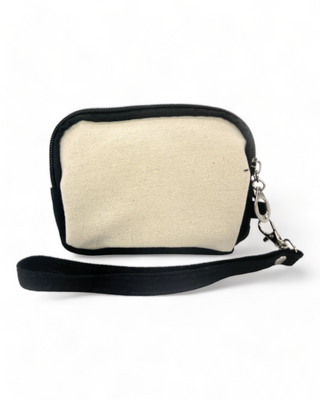 Vintage Canvas Wristlet