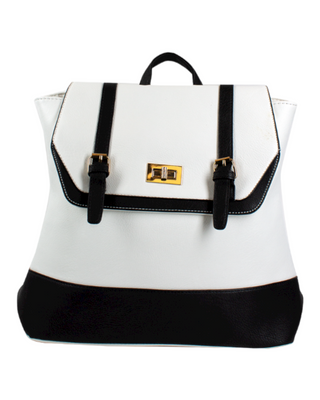 Two Tone Fashion Backpack