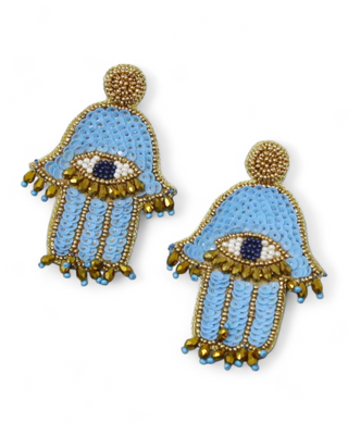 Hamsa Earrings