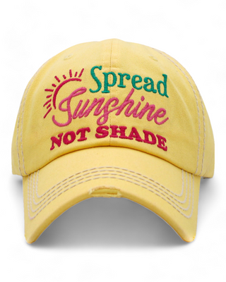 Patch Vintage Baseball Cap (Sunshine)