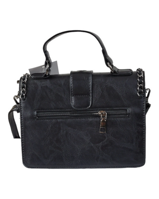 Satchel with Chain Detail