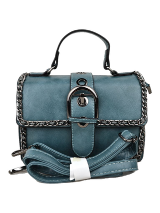 Satchel with Chain Detail