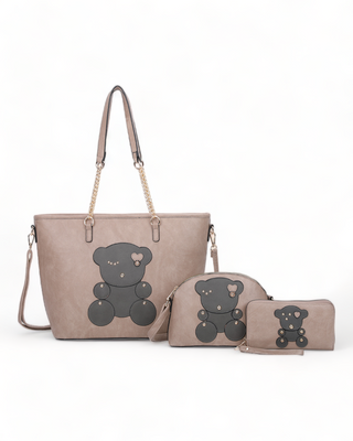 Teddy Bear 3 Bag Set